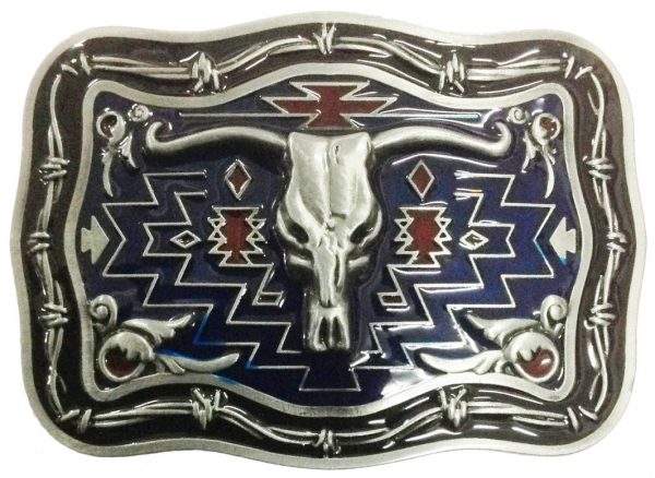 Steer Head Square Buckle