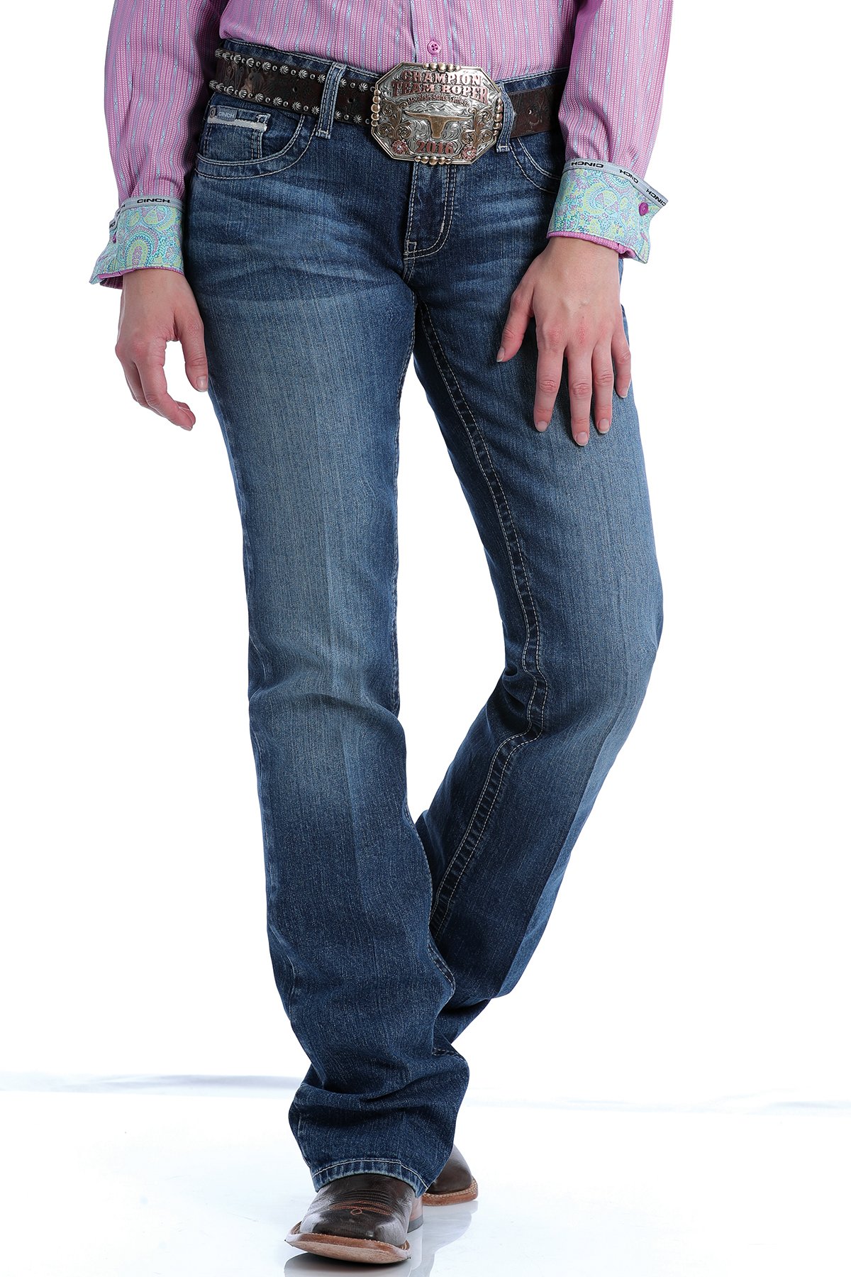 Cinch Women's Ada Relaxed Fit Jeans 32 