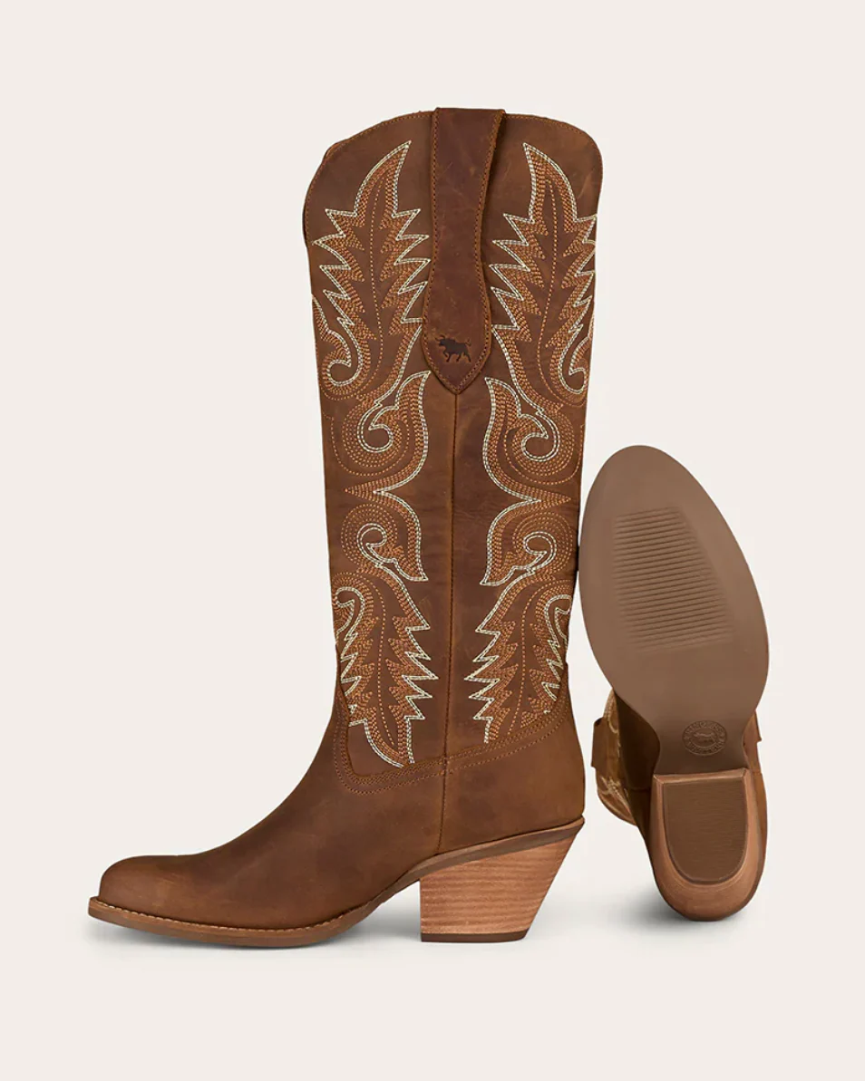 Ringers Western Lainey Womens Tall Western Boot - Brown - Image 2